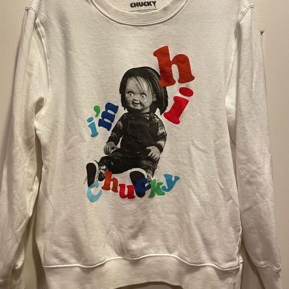 Chucky Hi Wanna Play Limited Edition Women’s Sweatshirt M - Picture 2 of 11